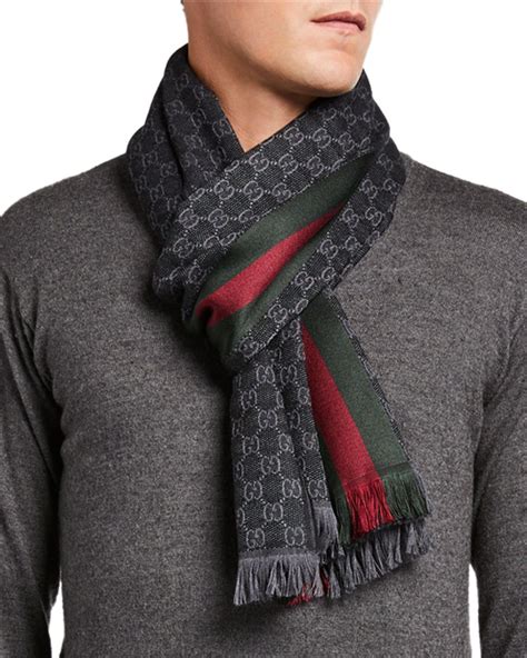 gucci mens scarf sale|Gucci scarf men's outlet.